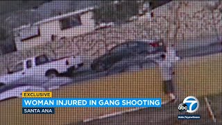 Innocent woman caught in gang crossfire in Santa Ana | ABC7 Los Angeles