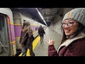 lần Đầu trải nghiệm metro ở mỹ 1 ngày lang thang trên con Đường nổi tiếng ở boston.