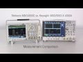 Tektronix MDO4000C vs Keysight MSO/DSO-X 4000A Measurement Comparison