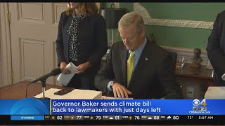 Gov. Charlie Baker sends climate bill back to lawmakers