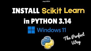 How to install Scikit learn in Python 3.14 on Windows 11 in 2026 #flaskpython