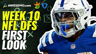 NFL DFS First Look Week 10 DraftKings, Yahoo, FanDuel Daily Fantasy Picks | NFL DFS Strategy Show