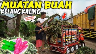 dimas muatan buah kolang kaling pakai truck, buah yang sering ada di bulan puasa..