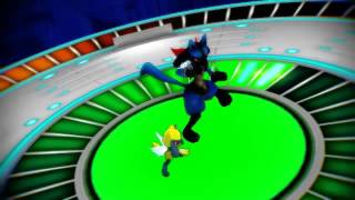 [MMD] Electric Angel-gigaP REMIX (feat L A the Lucario \u0026 Mira the Riolu) [Motion DL]