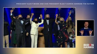 President-elect Joe Biden & Vice President-elect Kamala Harris Address the Nation
