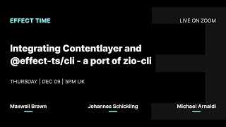 Effect Time #4: Integrating Contentlayer and @effect-ts/cli