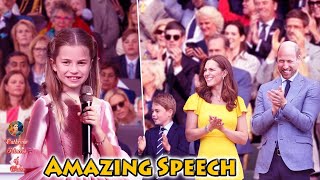 Princess Charlotte's CONFIDENT \u0026 POWERFUL SPEECH leaves Catherine \u0026 William Emotional - Fans Amazed.