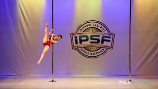 Junior Girls Nikou Kai of Japan - IPSF World Pole Sports Championships 2018