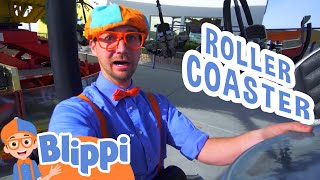 Blippi Visits A Theme Park! | Learn Colors For Kids! | Educational Videos For Toddlers