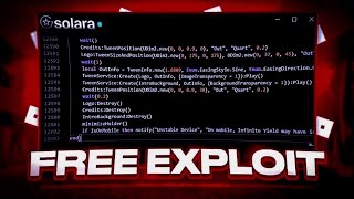 Roblox SOLARA V3 Executor | Roblox Executor Windows | Download New Roblox Exploit