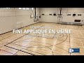 avantage sport pose du bois d ingénierie sportif boflex dans l École secondaire loyola à montréal