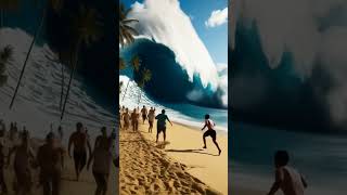 Colossal Tsunami Wave Crashes Over the City – Unbelievable Footage!