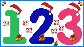 Learn To Count 1 To 10 With Santa Claus | 1234 Preschool Cartoon Animation | Christmas Numbers 123