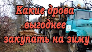 ➤ Какие дрова выгоднее закупать на зиму ➤ Колотые или поленья!  ➤ Какие дрова лучше