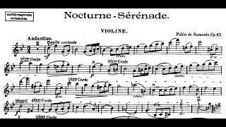 Sarasate - Nocturne-Sérénade, Op. 45 in B-flat Major (Sheet Music)