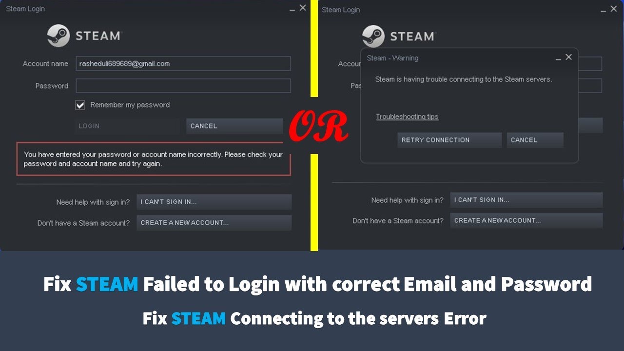 Steam Please Check Your Account Name And Password And Try 54 Off Steam Please Check Your Account Name And Password And Try 54 Off