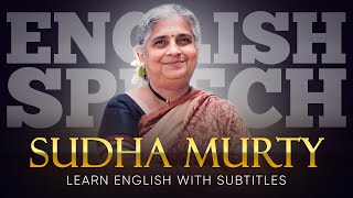 ENGLISH SPEECH | SUDHA MURTY: Discipline and Success (English Subtitles)