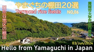 やまぐちの棚田20選【No,06 四郎谷地区の棚田ー全編】周南市　2024年06月03日