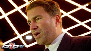 EDDIE HEARN "CHARLO MUST COME TO DAZN; GGG HAS TO OR HES NOT GETTING THE CANELO FIGHT!"