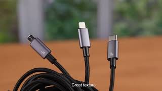 USAMS SF Series Kabel Data Fast Charging Type-C / Lightning