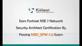 Earn Fortinet NSE 7 Network Security Architect Certification By Passing NSE7_EFW-7.0 Exam