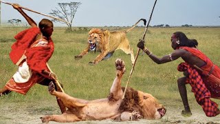 OMG!... Maasai Aborigines Hunt And Kill Wild Animals - Cheetah, Lions, Pythons Died Unjustly