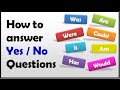 How To Answer Yes & No Questions ||  Learn English Grammar ||  Spoken English