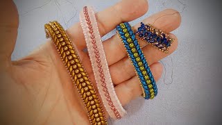 Herringbone Superduo Bracelet Tutorial