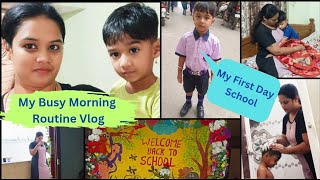 💁🏻‍♀️My Busy 5to9am Morning Routine Vlog | First Day of school