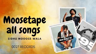Moosetape All Songs | Punjabi Jukebox 2021 | Moosetape Song Sidhu Moose Wala | Full Album Moosetape