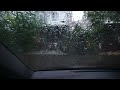 🔴เสียงฝนตกในรถ rain on a car live video with soothing sounds for relaxation and sleep