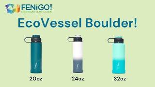 Stay Hydrated with EcoVessel Boulder Insulated Water Bottles