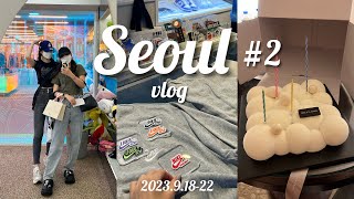 JP/KR [Seoul vlog] ソウル旅行Ep.2🇰🇷🍽 | 江南ランチ | ナイキカスタムしてきました✔️韓国ケーキまで🥺🎂