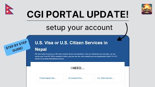 NEPAL`S CGI PORTAL UPDATE : Step- by- step Guide