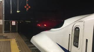 東海道新幹線N700S（2編成）通過\u0026こだま号東京行き発車【新富士駅】