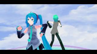 【MMD】Miku x Mikuo:えれくとりっく・えんじぇぅ (電子天使)