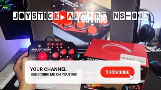 Unboxing \u0026 Teste Joystick NS-002 Arcade Retro  4 em 1 usb ,SERÁ QUE VALE A PENA ?