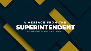 2022 Superintendent's Graduation Message