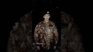Jeon Jungkook dengan baju tentaranya #bts #jungkook #ot7bts #army #아미 #btsupdate #btswamil #forarmy