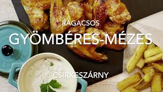 Gyömbéres-mézes csirkeszárny