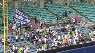 2017.7.5 ツバメ軍団 スタメン1-9応援歌 鳴り物応援 東京ヤクルトスワローズ