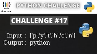 Python Challenge Program | #17
