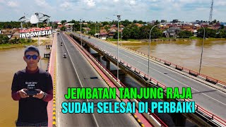 Jembatan Tanjung Raja Ogan Ilir Sudah Bisa Di lewati kendaraan