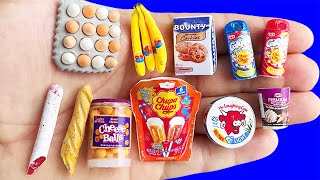 40 DIY MINIATURE FOOD REALISTIC HACKS AND CRAFTS FOR DOLLHOUSE