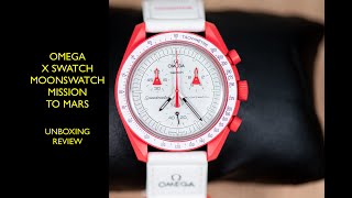 Omega X Swatch Moonswatch Mission To Mars Watch | Review Valjoux Relogios
