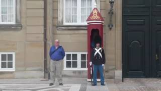 Changing of the guard at Amalienborg Palace