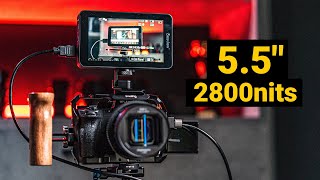 DESVIEW R6 Ultra High Brightness 2800nits Monitor Review! Compact Sony A7S III cinema Rig!