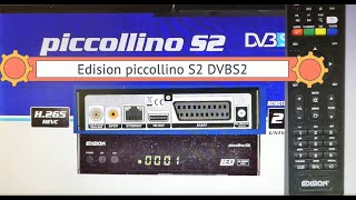 Edision Piccollino S2. DVB S/S2 ресивер. Настройка, сканирование и редактирование каналов.