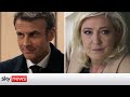 French presidential election: Macron and Le Pen into final round