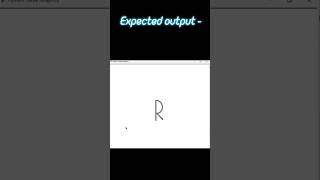 How to Draw an Alphabet R using a Python Turtle Module